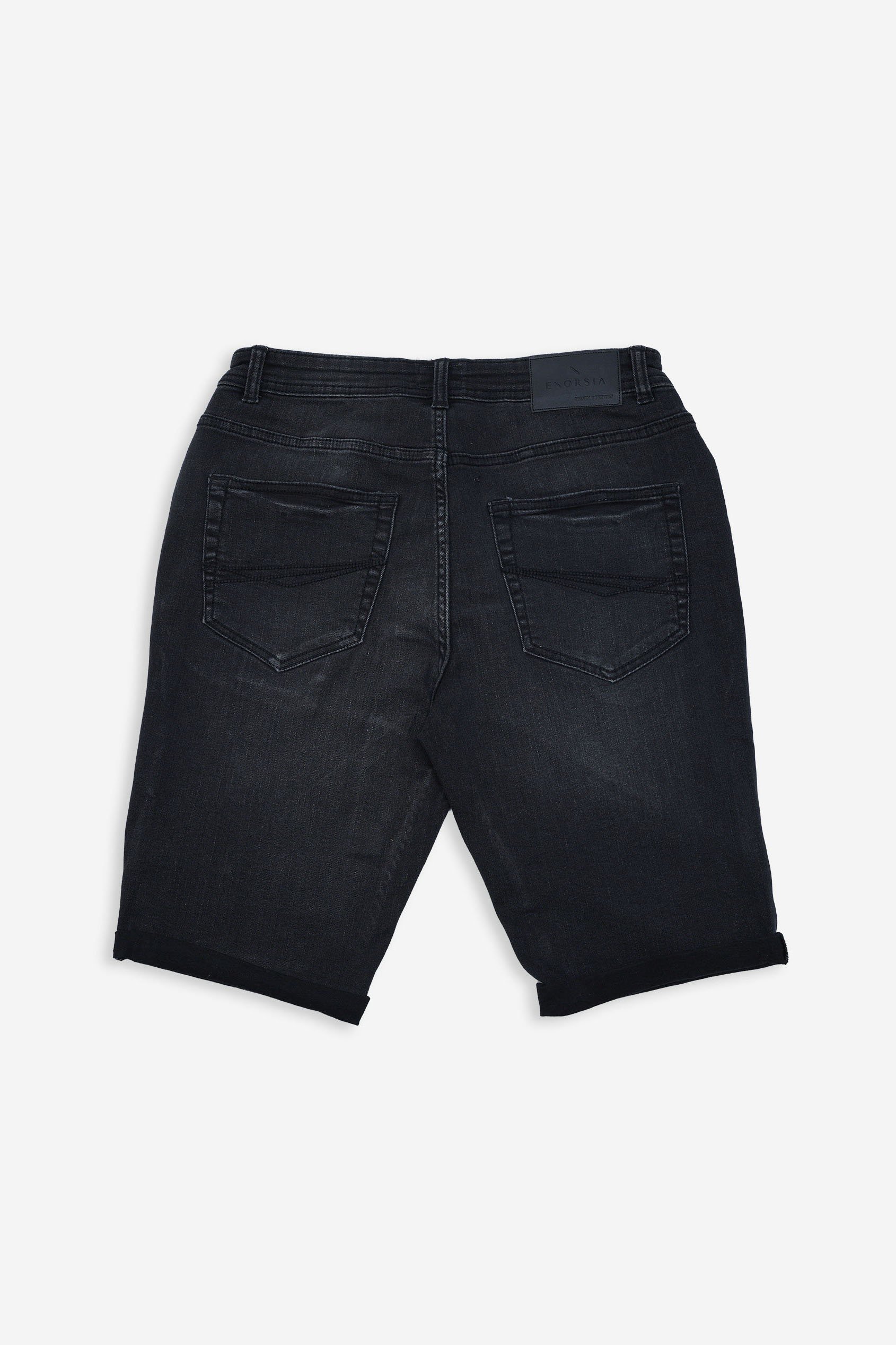 Skinny Stretch Denim Shorts