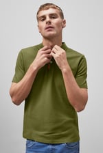 Solid Pique Polo Shirt