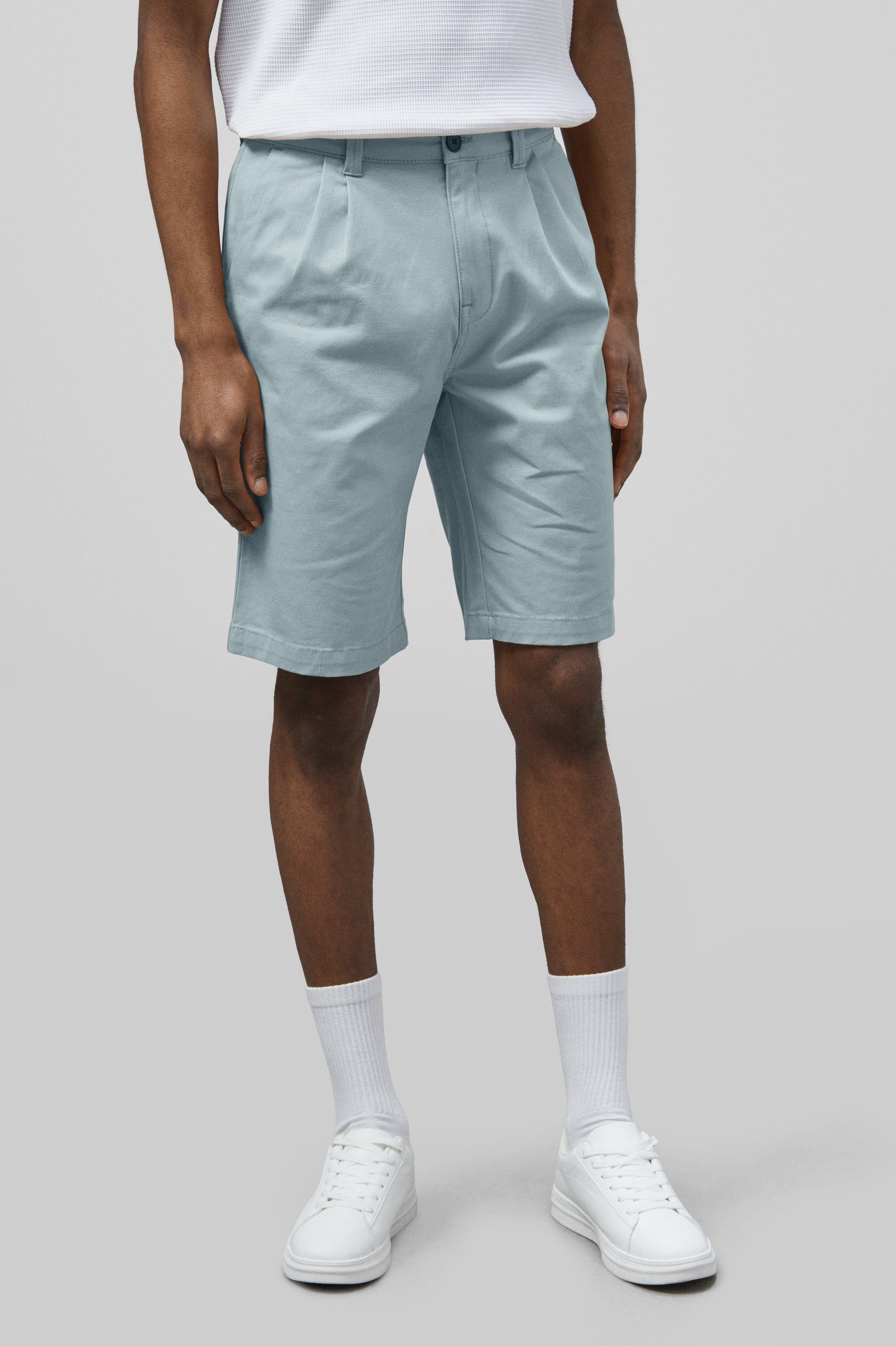 Straight Leg Short Chino Shorts