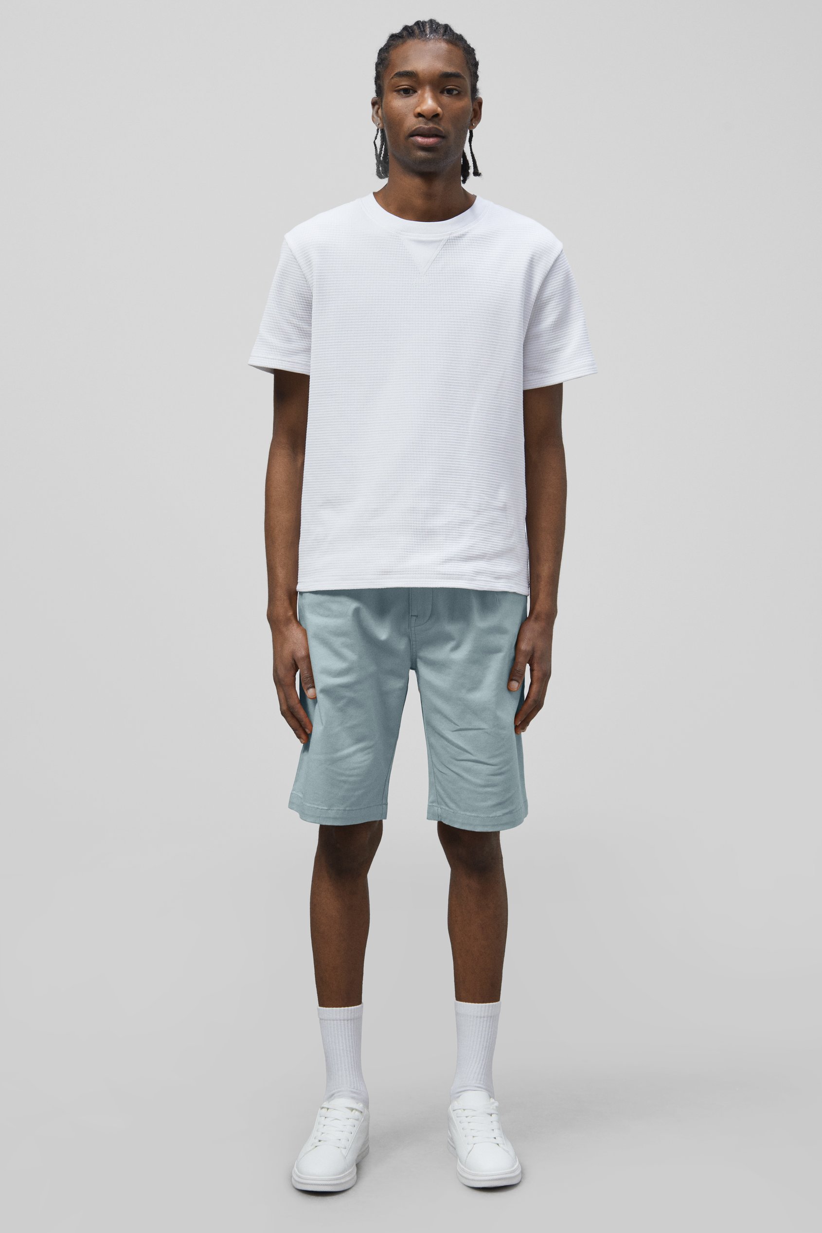Straight Leg Short Chino Shorts