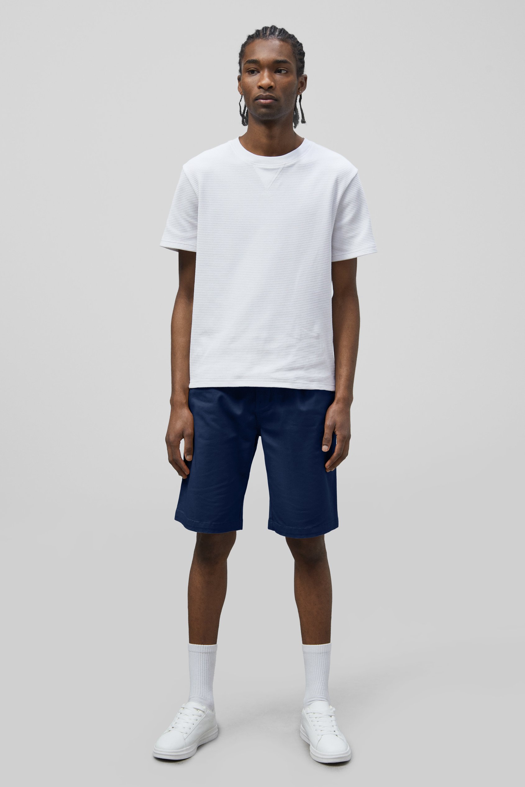 Straight Leg Short Chino Shorts