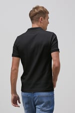 Enorsia Muscle Ribbed Polo Shirt