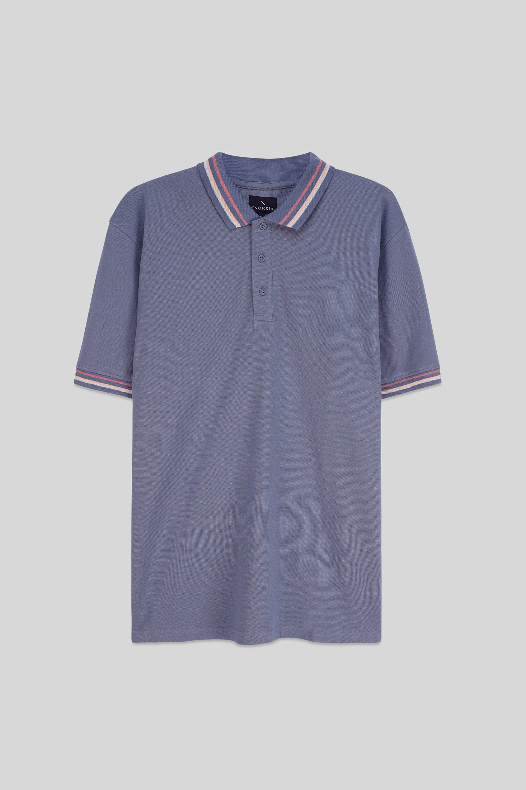 Red/Pink Tipped Polo Shirt