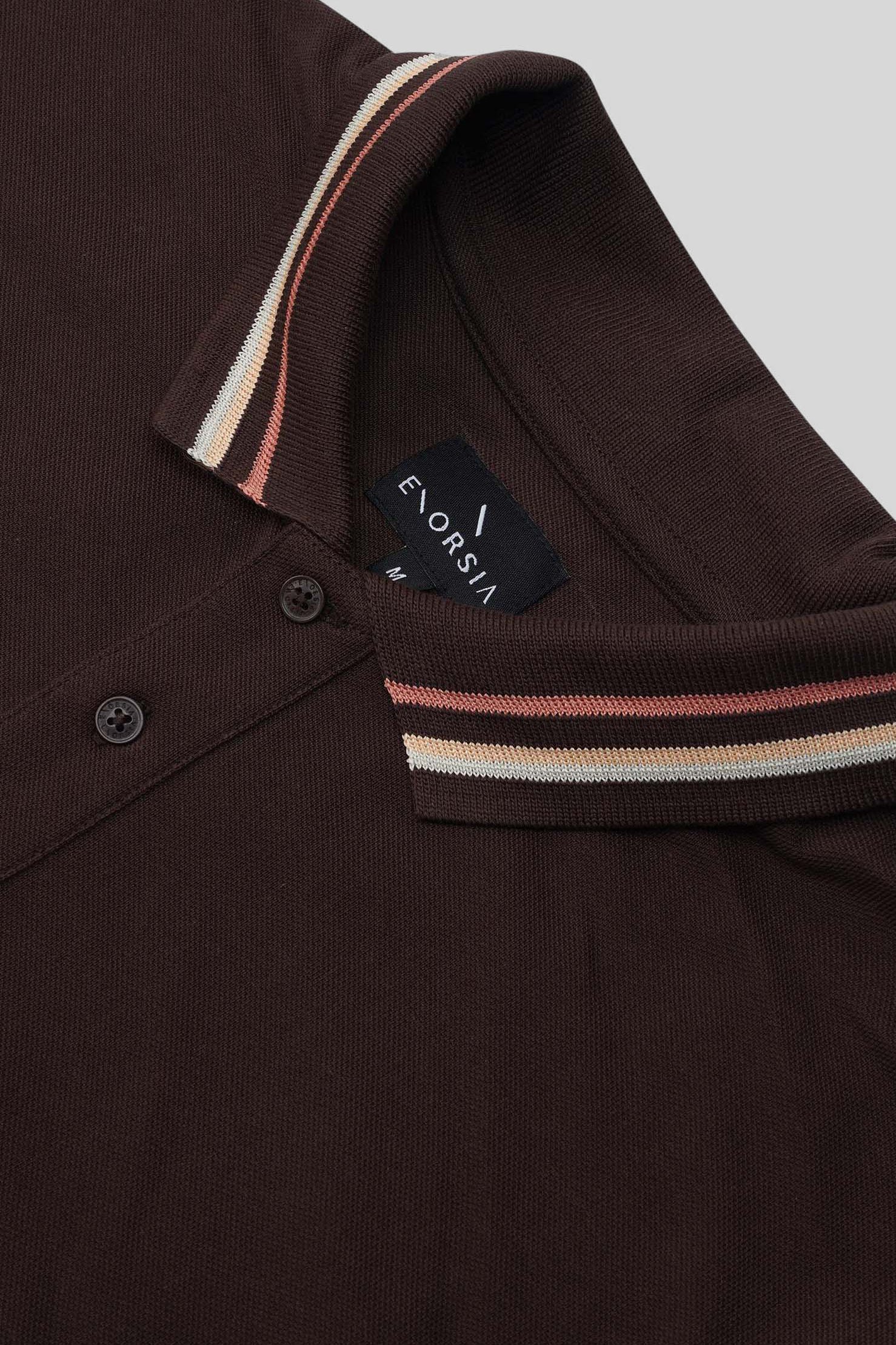 Red/Pink Tipped Polo Shirt