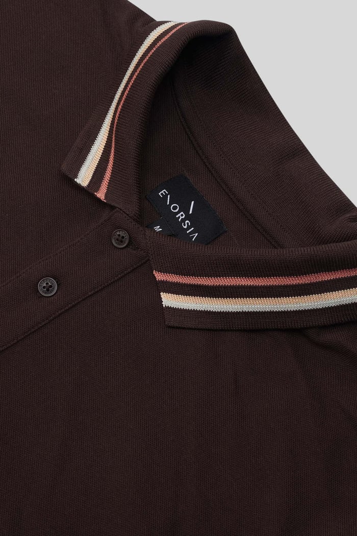 Red/Pink Tipped Polo Shirt