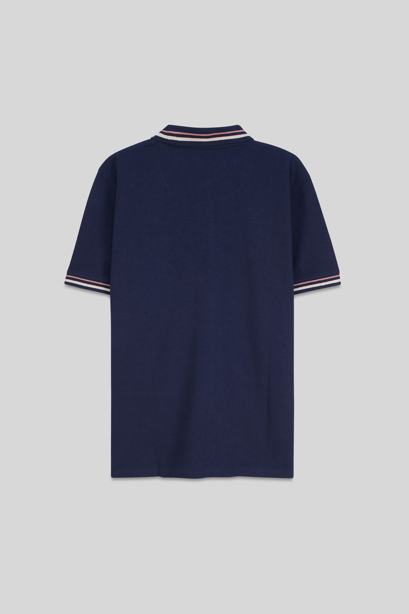 Red/Pink Tipped Polo Shirt