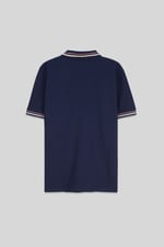 Red/Pink Tipped Polo Shirt