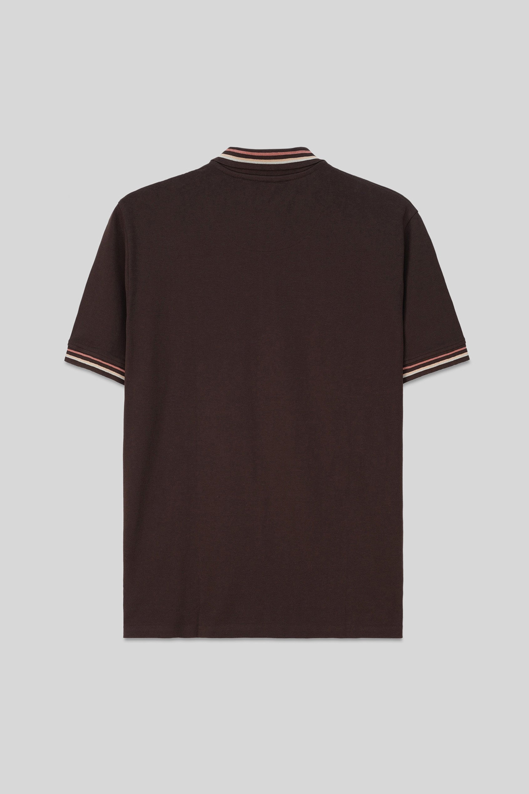 Red/Pink Tipped Polo Shirt