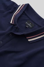 Red/Pink Tipped Polo Shirt