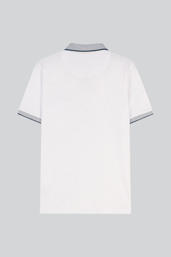 Men's Bird Eye Collar Polo Shirt