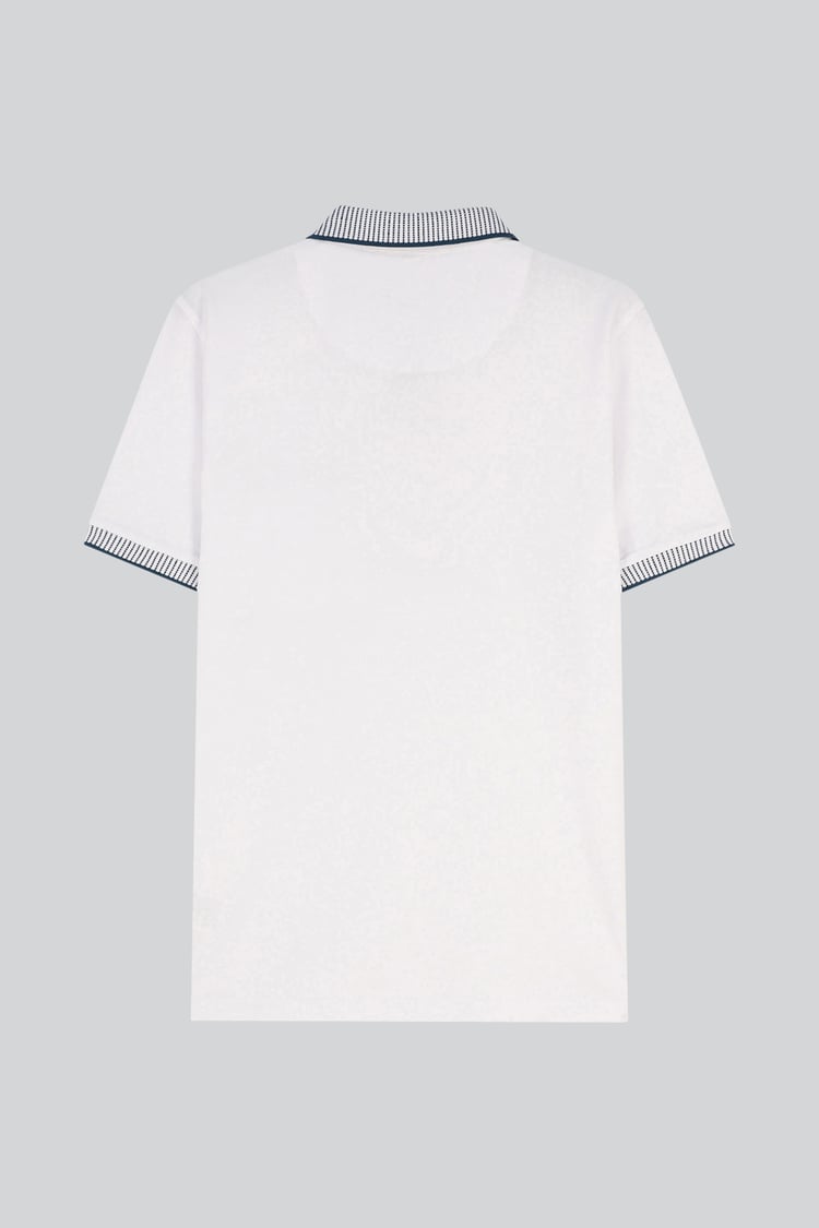 Men's Bird Eye Collar Polo Shirt