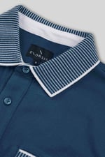 Men's Bird Eye Collar Polo Shirt