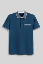 Men's Bird Eye Collar Polo Shirt