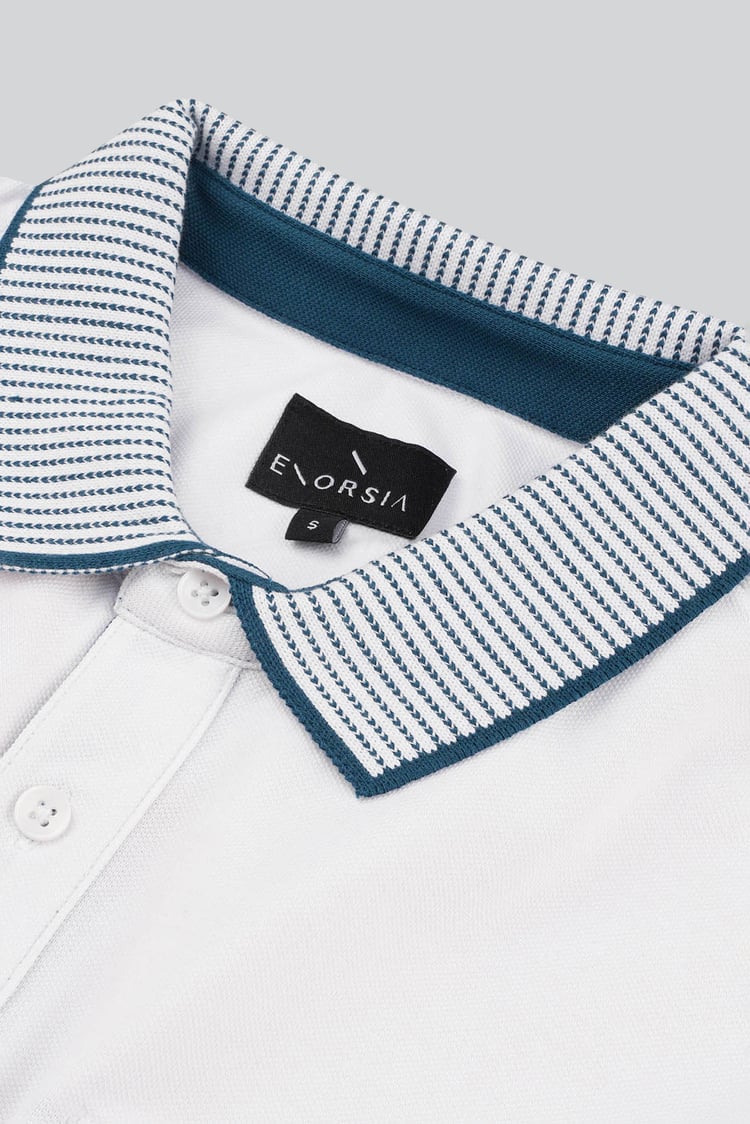 Men's Bird Eye Collar Polo Shirt