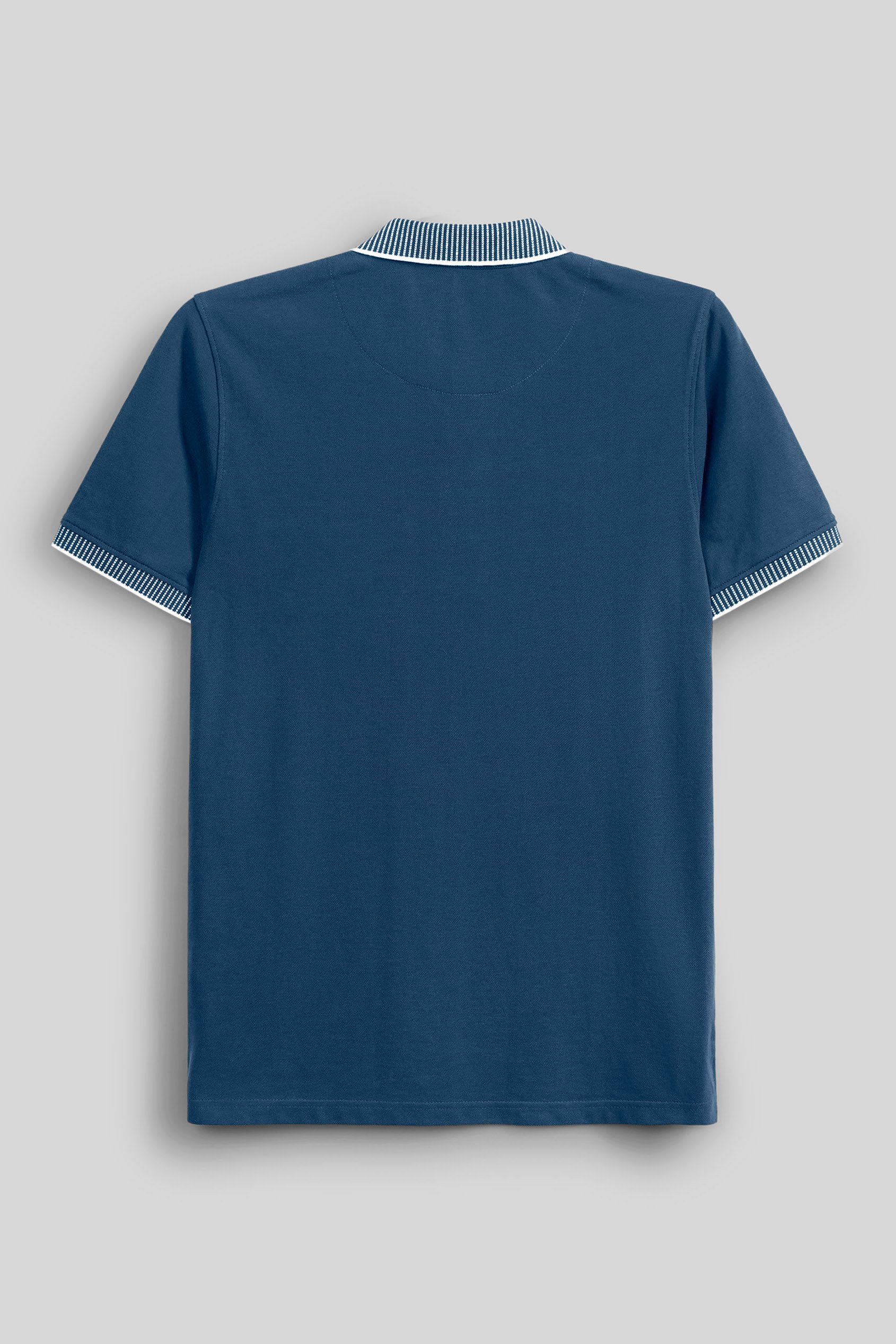 Men's Bird Eye Collar Polo Shirt