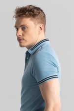 Design Pique Polo With Rib Detailing