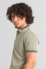 Design Pique Polo With Rib Detailing