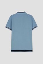 Design Pique Polo With Rib Detailing