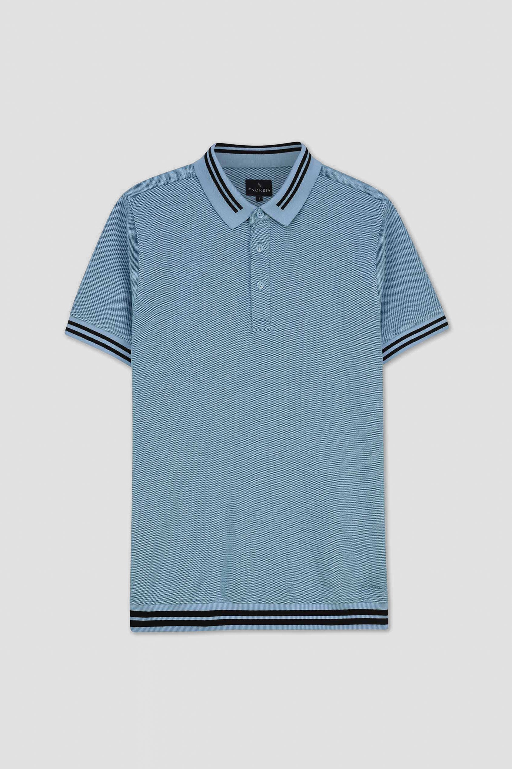 Design Pique Polo With Rib Detailing