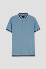 Design Pique Polo With Rib Detailing