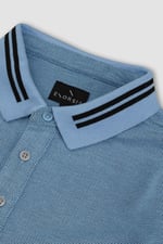 Design Pique Polo With Rib Detailing