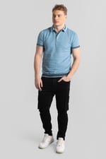 Design Pique Polo With Rib Detailing