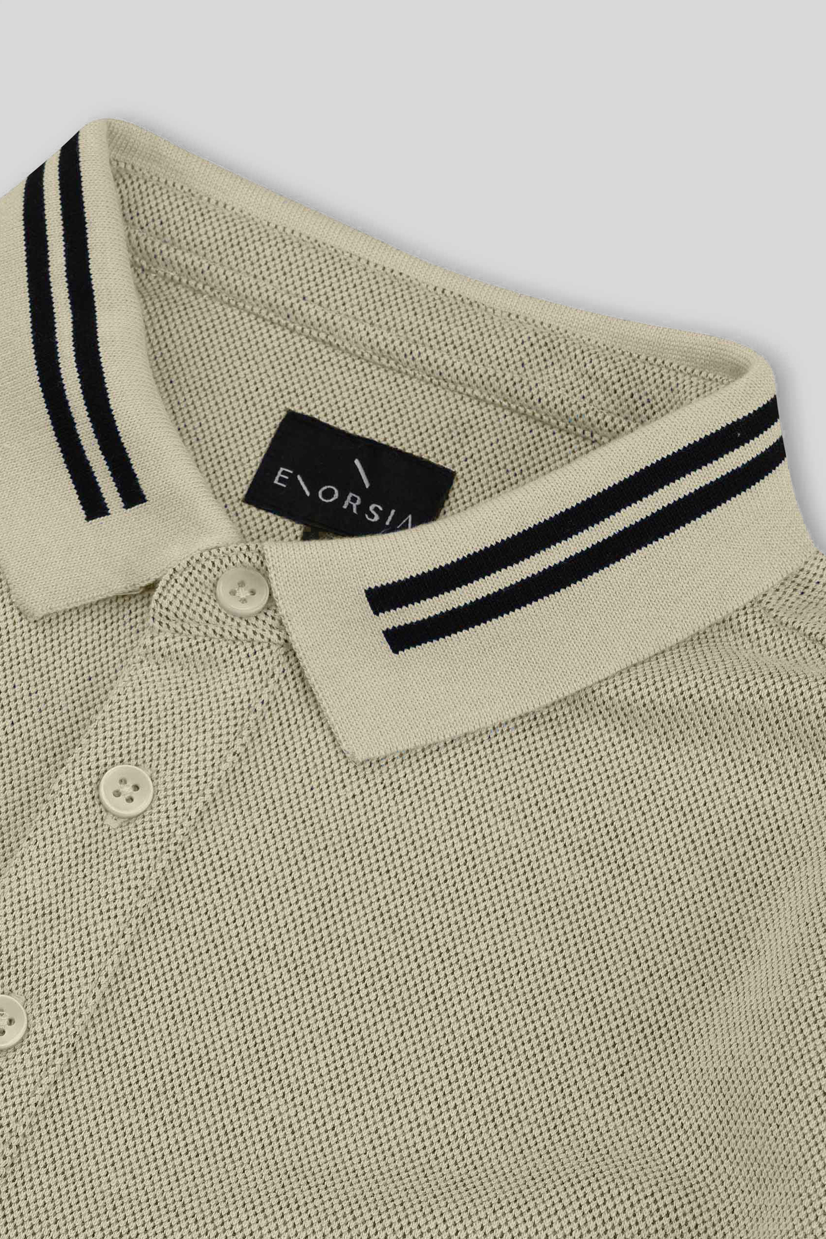 Design Pique Polo With Rib Detailing