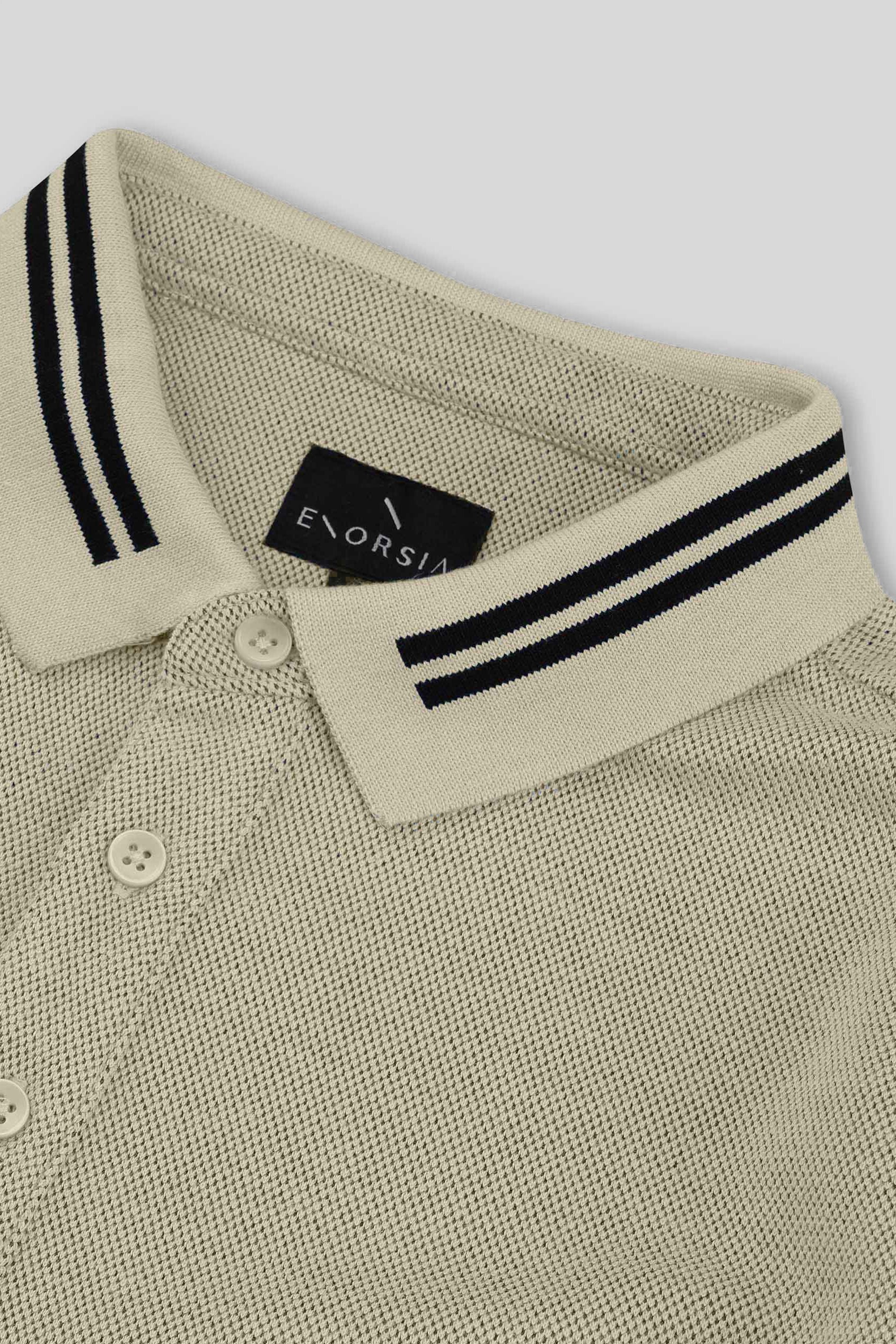 Design Pique Polo With Rib Detailing