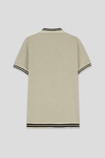 Design Pique Polo With Rib Detailing