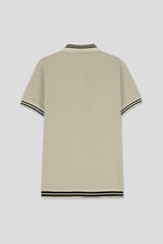Design Pique Polo With Rib Detailing
