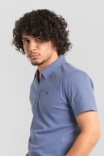 Rib Textured Men’s Polo Shirt