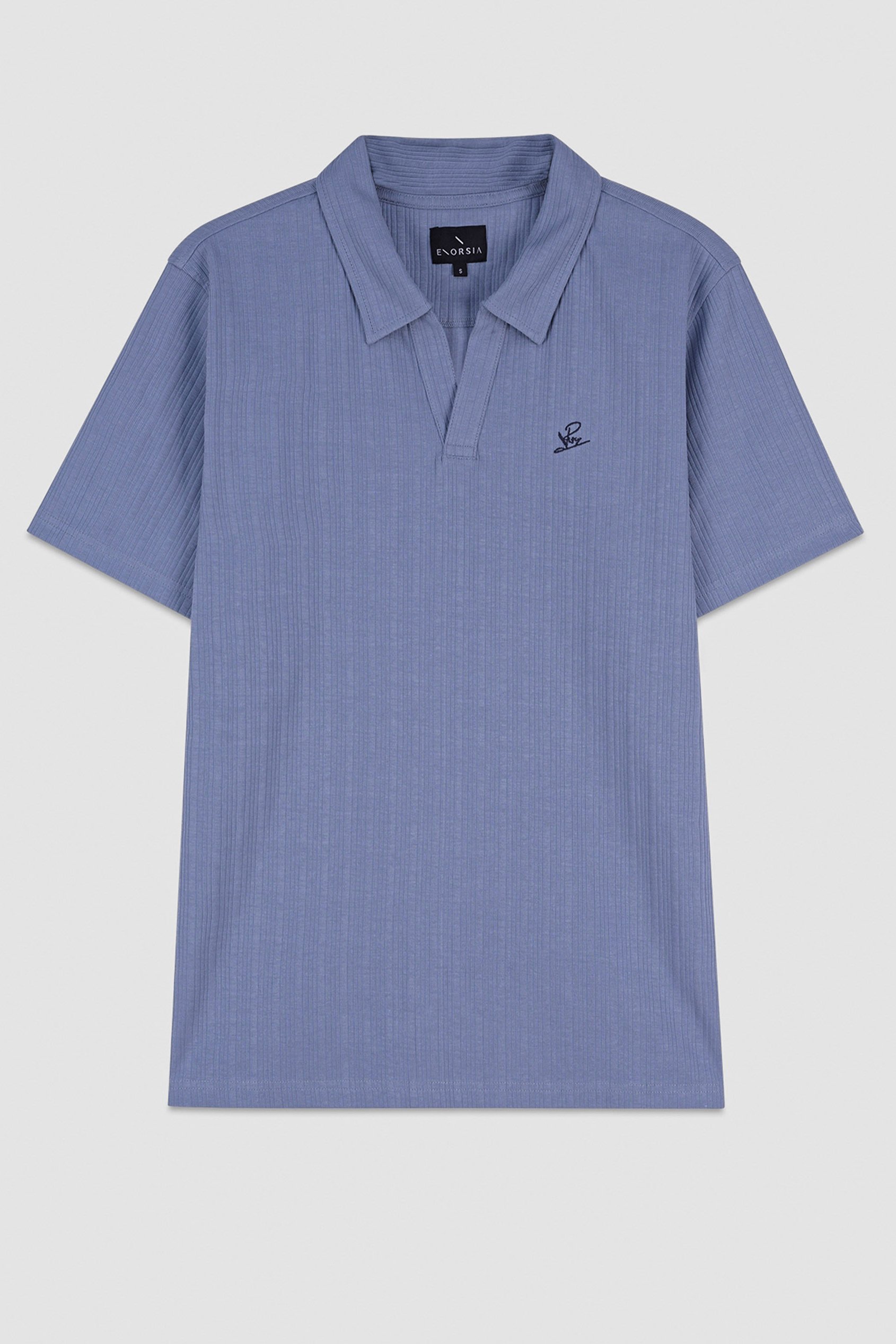 Rib Textured Men’s Polo Shirt
