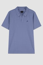 Rib Textured Men’s Polo Shirt