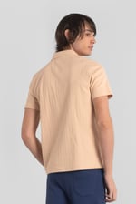 Rib Textured Men’s Polo Shirt