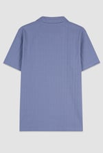 Rib Textured Men’s Polo Shirt