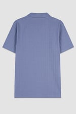 Rib Textured Men’s Polo Shirt