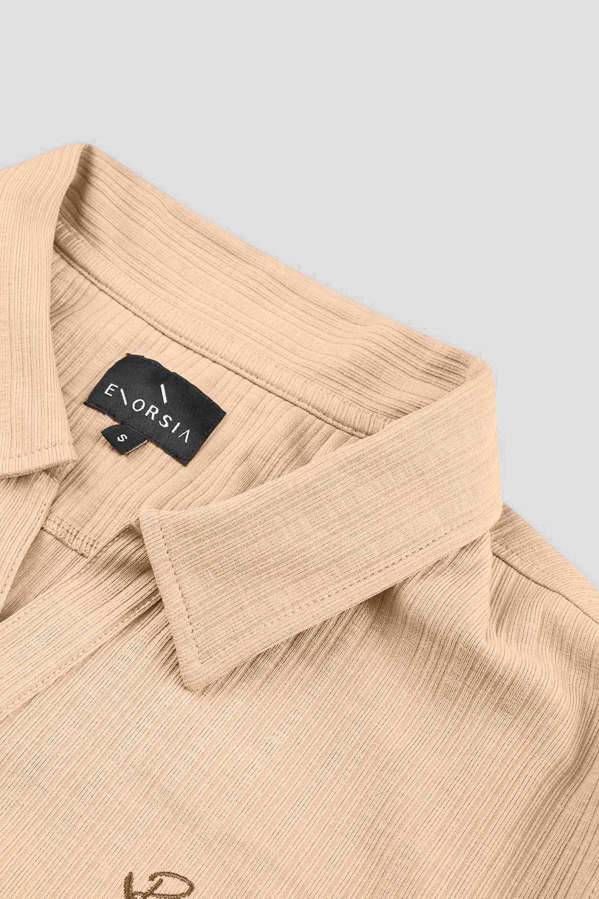 Rib Textured Men’s Polo Shirt