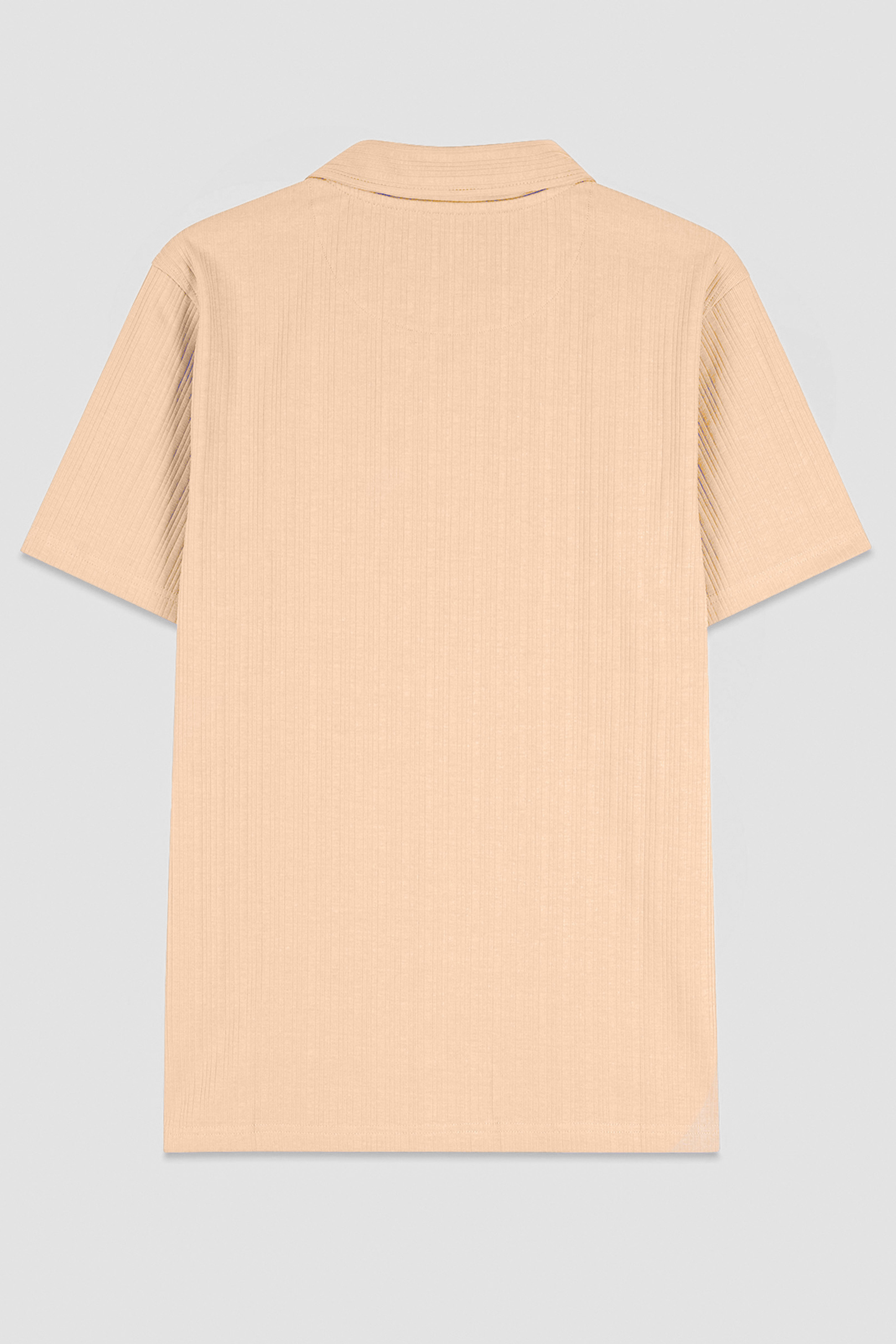 Rib Textured Men’s Polo Shirt