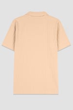 Rib Textured Men’s Polo Shirt