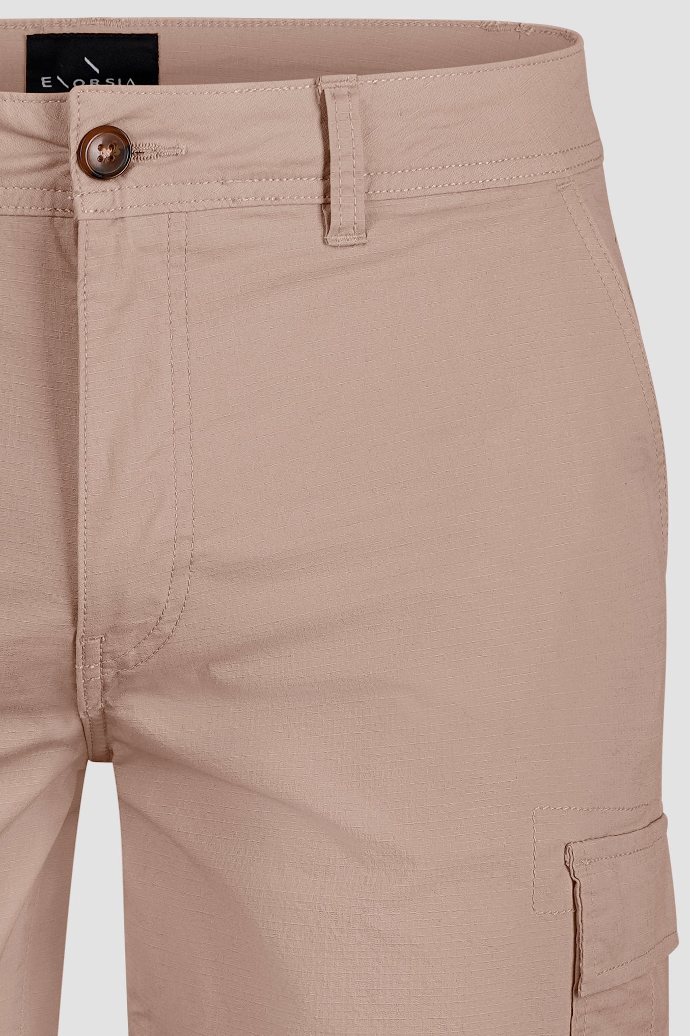 Ripstop Textured Cargo Shorts