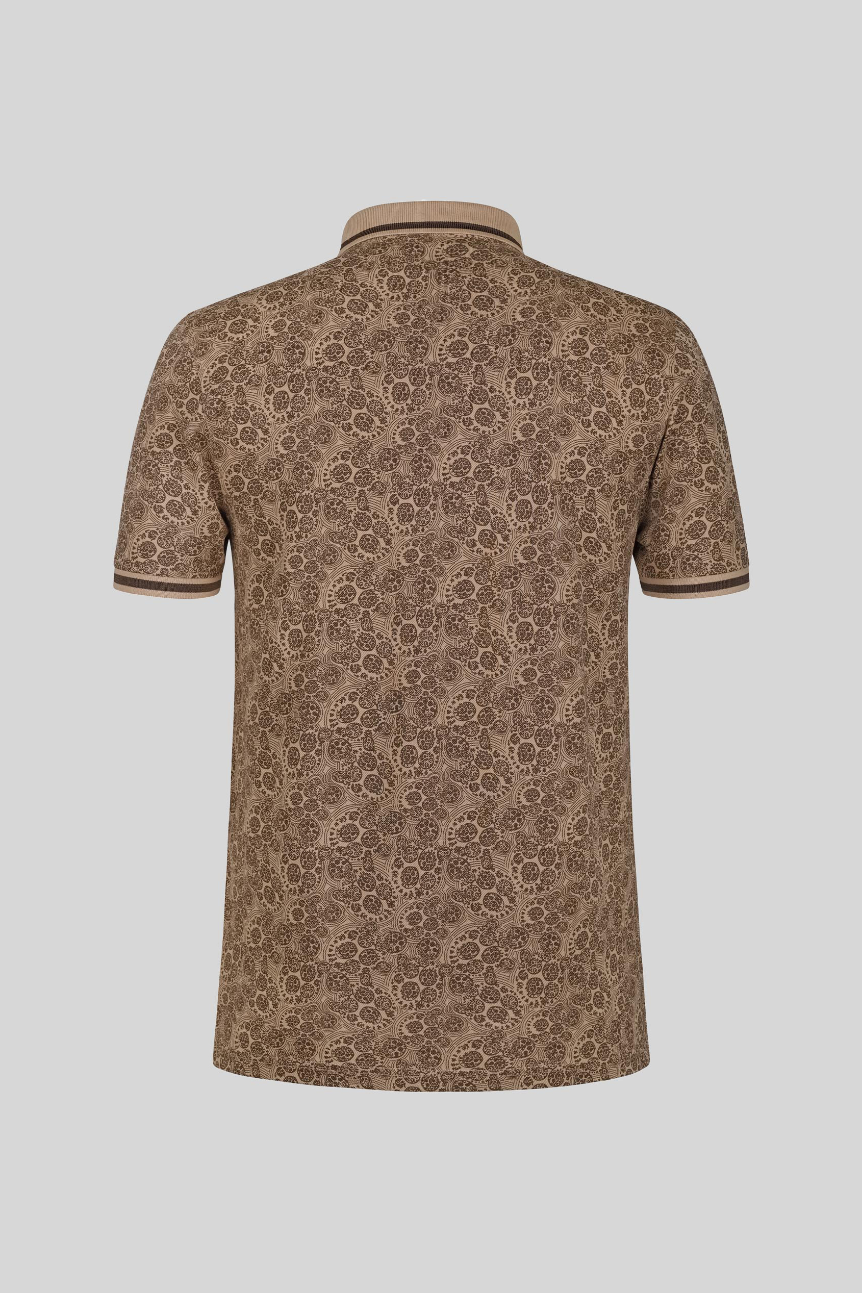 Turtle Shell Inspired Short Sleeves Polo Shirt