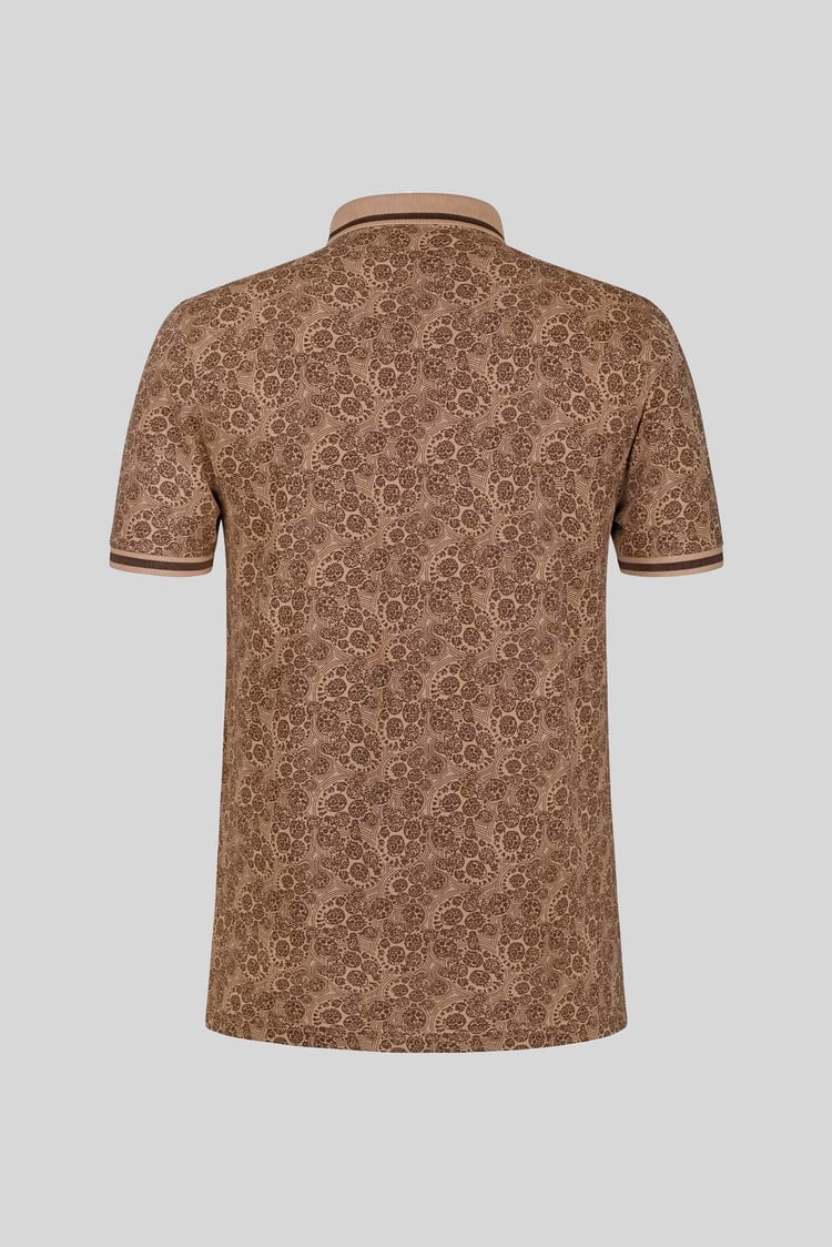 Turtle Shell Inspired Short Sleeves Polo Shirt