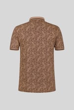 Turtle Shell Inspired Short Sleeves Polo Shirt