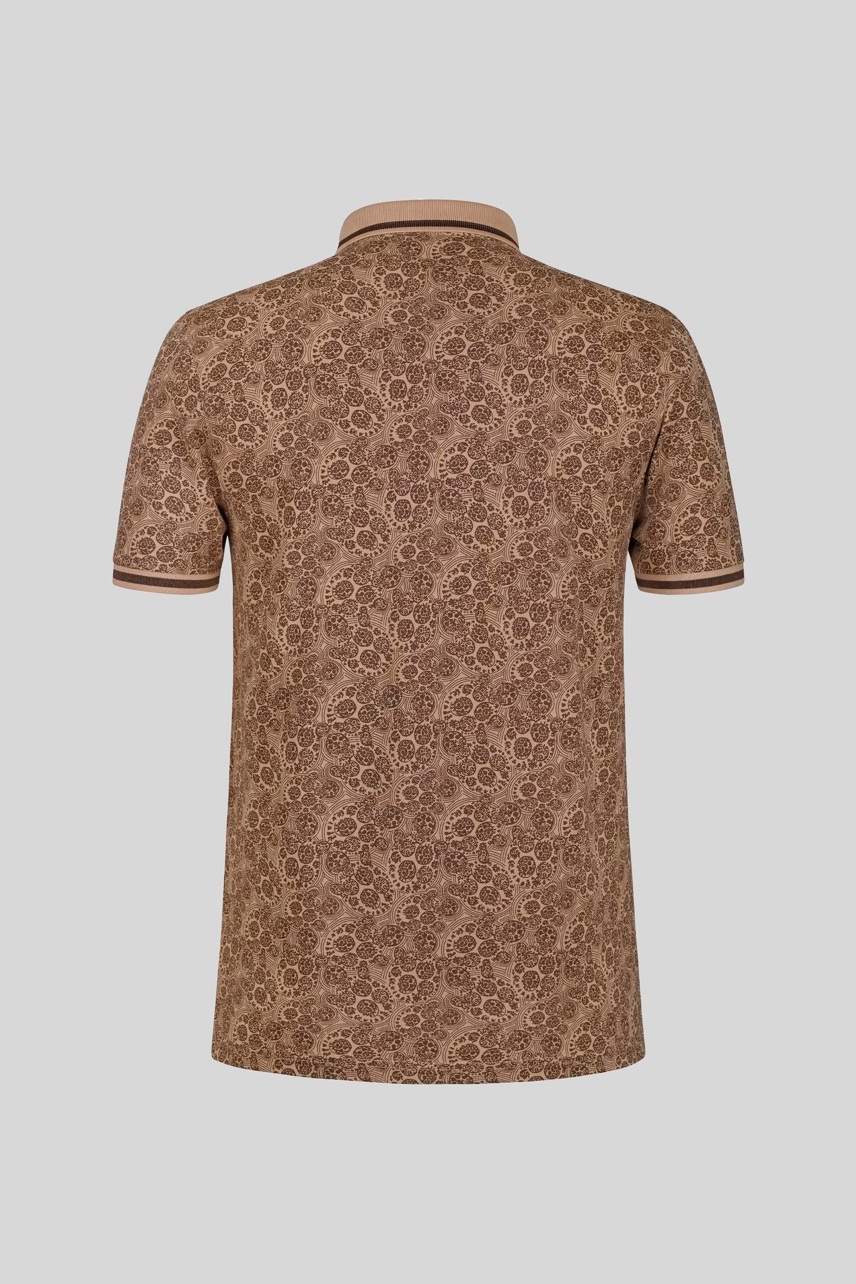 Turtle Shell Inspired Short Sleeves Polo Shirt