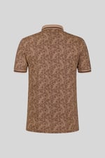 Turtle Shell Inspired Short Sleeves Polo Shirt