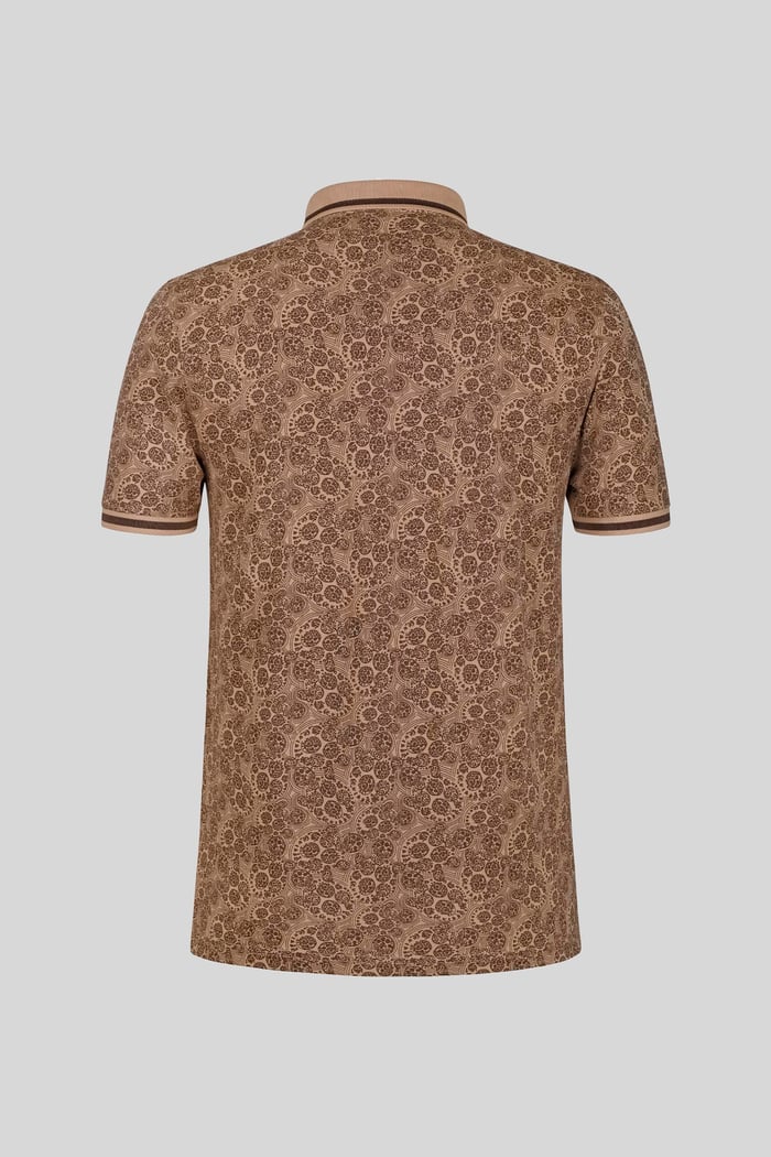 Turtle Shell Inspired Short Sleeves Polo Shirt