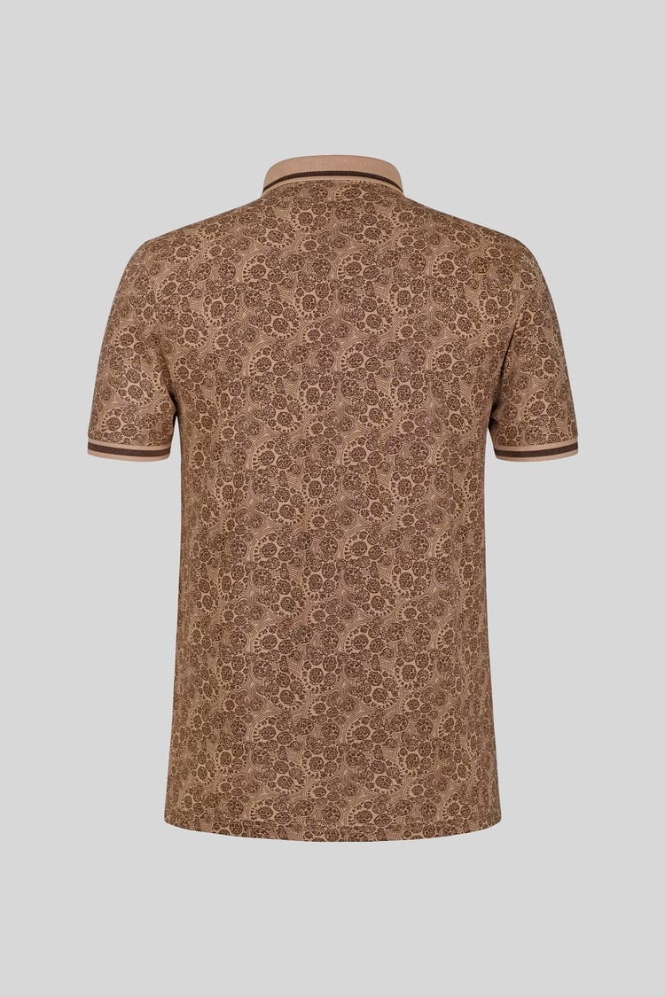 Turtle Shell Inspired Short Sleeves Polo Shirt