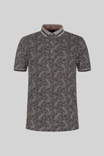 Turtle Shell Inspired Short Sleeves Polo Shirt