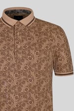 Turtle Shell Inspired Short Sleeves Polo Shirt