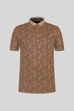 Turtle Shell Inspired Short Sleeves Polo Shirt